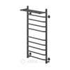 Полотенцесушитель WAY III c полкой 100/50 U RAL9005 mat Ника