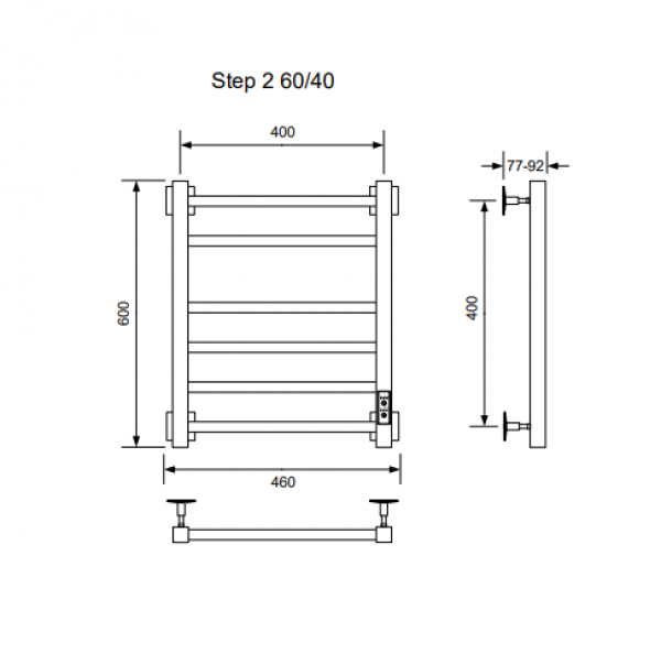 Полотенцесушитель STEP-2 60/40 U