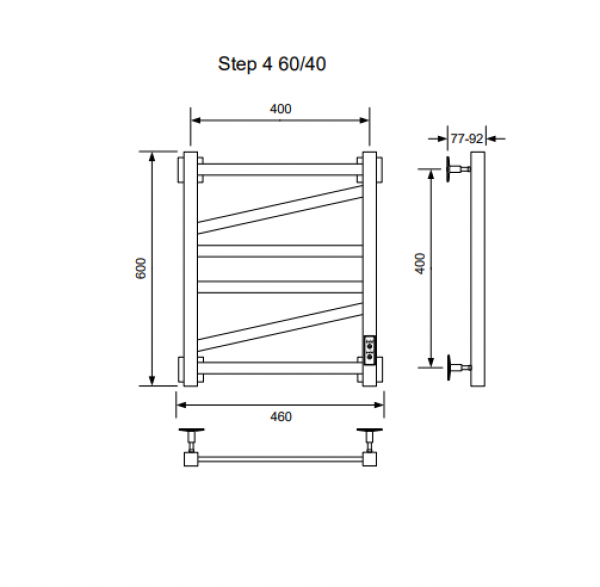 Полотенцесушитель STEP-4 60/40 U